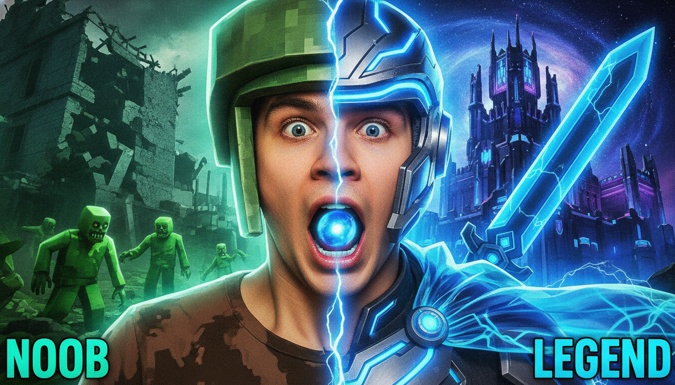 Roblox Zombie Tower: NOOB To LEGEND!
