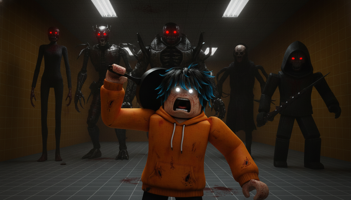 SURVIVING 5 KILLERS in Roblox Bloodbath!