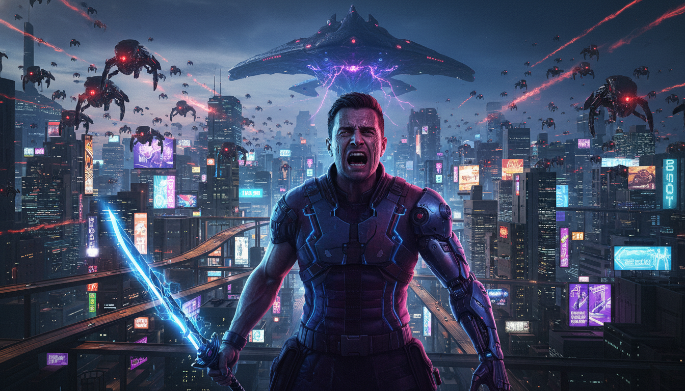 One Hero. Billion Invaders. World's Fate.