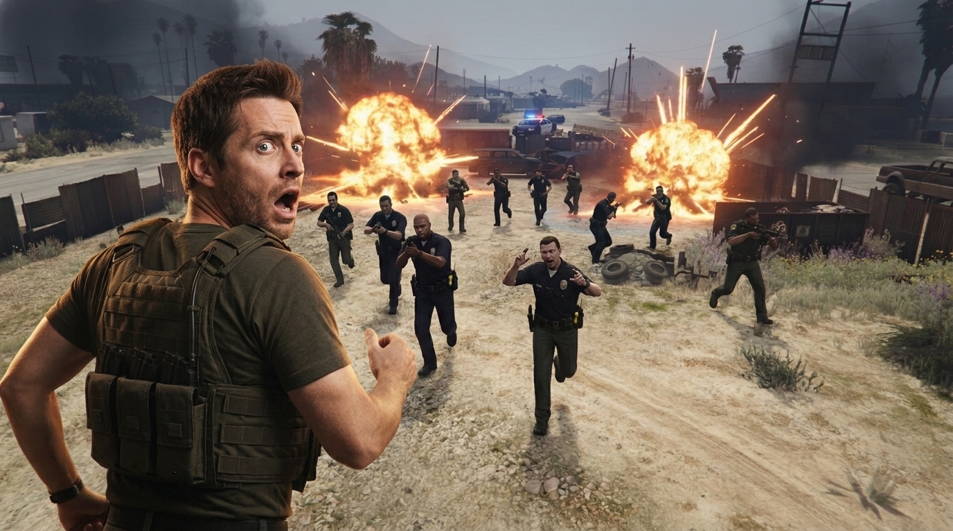 Solo Mission: Police Impound Under Siege