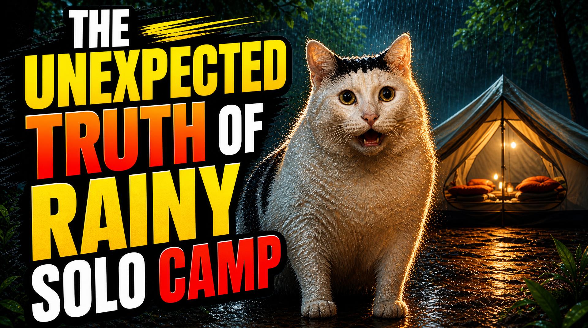 The UNEXPECTED Truth of Rainy Solo Camp