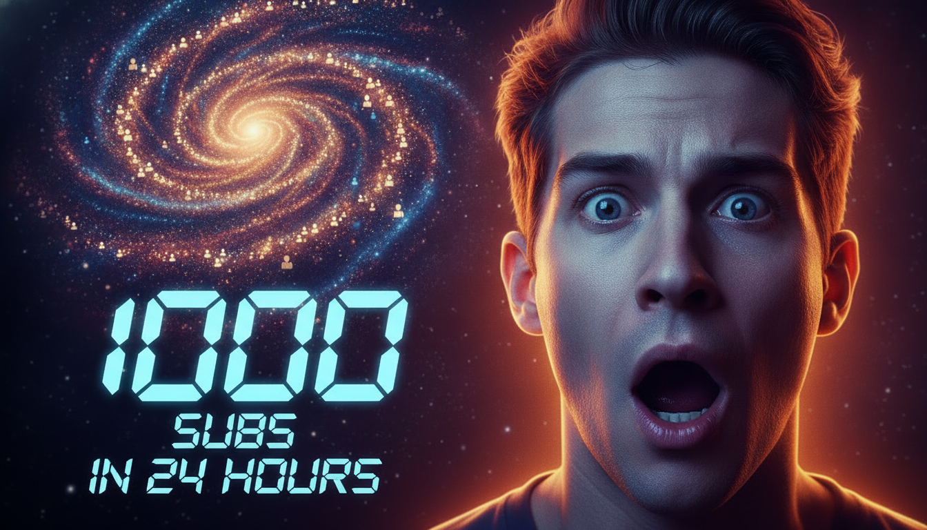 I Got 1000 Subs in 24 Hours.